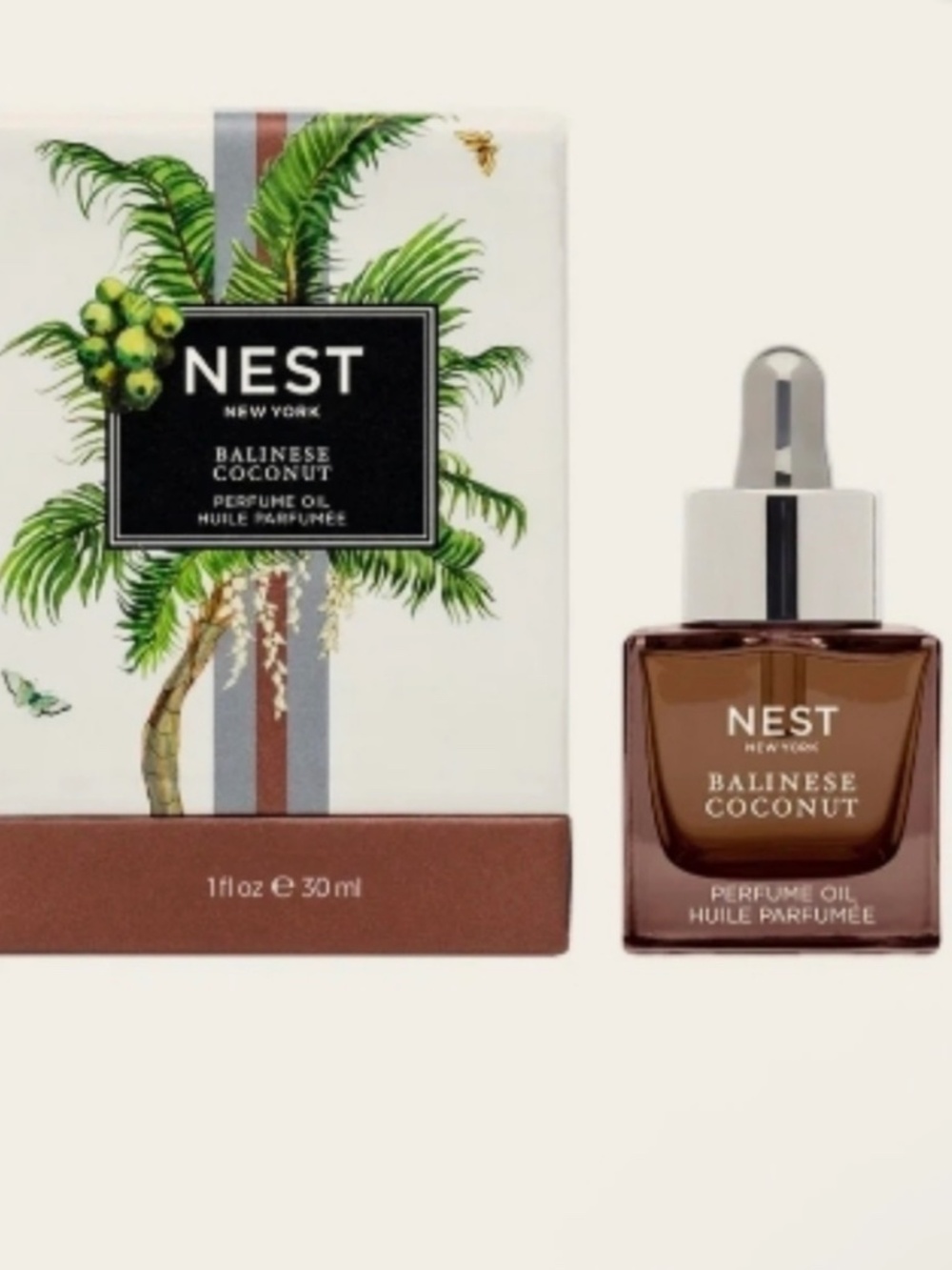 *NEW* Nest Fragrance Balinese Coconut Perfume Oil 1 fl oz (30ml)